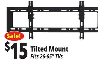 Ocean State Job Lot Tilted mount offer