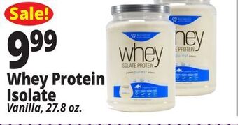 Ocean State Job Lot Whey protein isolate offer
