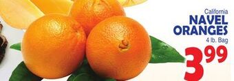 Bravo Supermarkets Navel oranges offer
