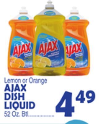 Bravo Supermarkets Ajax dish liquid offer