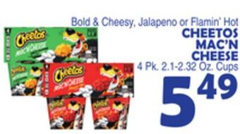 Bravo Supermarkets Cheetos mac'n cheese offer