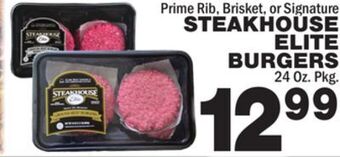 Bravo Supermarkets Steakhouse elite burgers offer