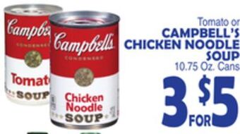 Bravo Supermarkets Campbell's chicken noodle soup offer
