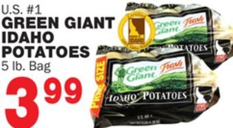 Bravo Supermarkets Green giant idaho potatoes offer