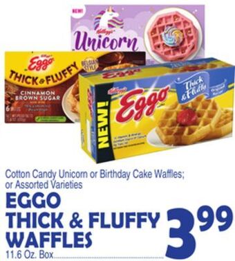 Bravo Supermarkets Eggo thick & fluffy waffles offer