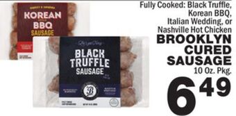 Bravo Supermarkets Brooklyn cured sausage offer