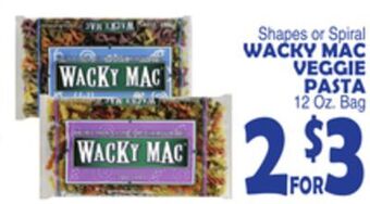 Bravo Supermarkets Wacky mac veggie pasta offer