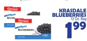Bravo Supermarkets Krasdale blueberries offer