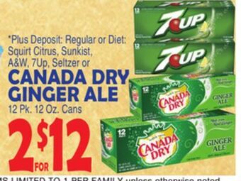 Bravo Supermarkets Canada dry ginger ale offer