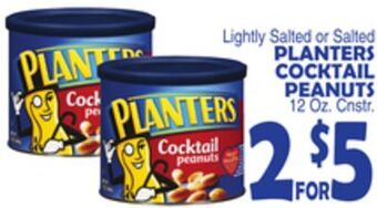 Bravo Supermarkets Planters cocktail peanuts offer