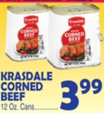 Bravo Supermarkets Krasdale corned beef offer