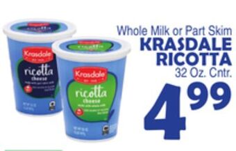 Bravo Supermarkets Krasdale ricotta offer
