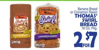 Bravo Supermarkets Thomas' swirl bread offer