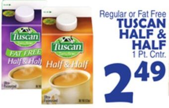 Bravo Supermarkets Tuscan half & half offer
