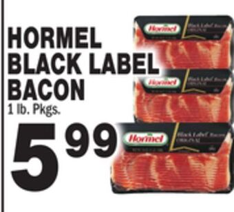 Bravo Supermarkets Hormel black label bacon offer