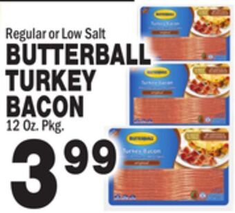 Bravo Supermarkets Butterball turkey bacon offer