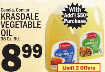C Town Krasdale vegetable oil offer