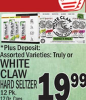 C Town White claw hard seltzer offer