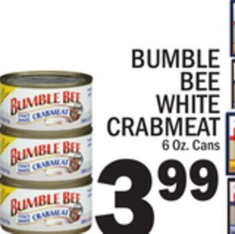 C Town Bumble bee white crabmeat offer