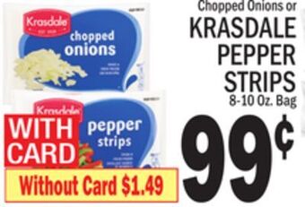 C Town Krasdale pepper strips offer