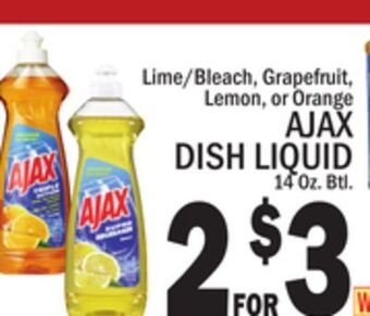 C Town Ajax dish liquid offer