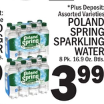 C Town Poland spring sparkling water offer