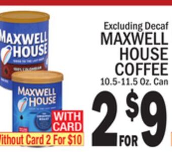 C Town Maxwell house coffee offer