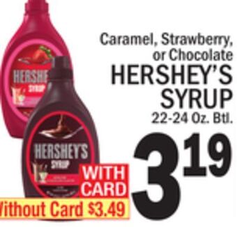 C Town Hershey's syrup offer