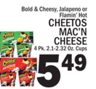 C Town Cheetos mac'n cheese offer
