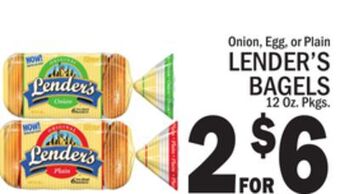 C Town Lender's bagels offer