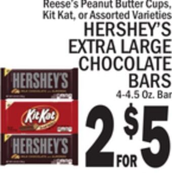 C Town Hershey's extra large chocolate bars offer
