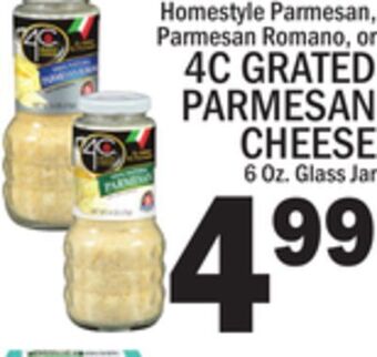 C Town 4c grated parmesan cheese offer