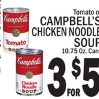 C Town Campbell's chicken noodle soup offer