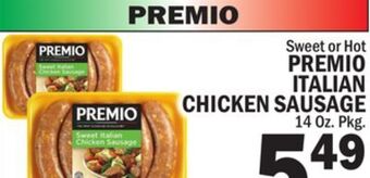 C Town Premio italian chicken sausage offer