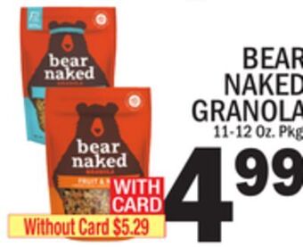 C Town Bear naked granola offer