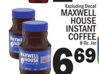 C Town Maxwell house instant coffee offer
