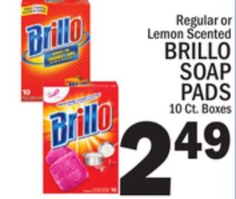 C Town Brillo soap pads offer