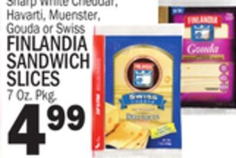 C Town Finlandia sandwich sandwich slices offer