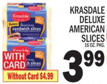 C Town Krasdale deluxe american slices offer