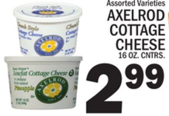 C Town Axelrod cottage cheese offer