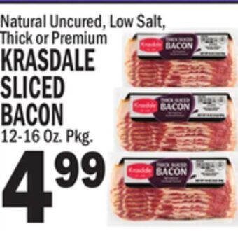 C Town Krasdale sliced bacon offer
