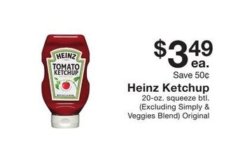 Fairway Store Market Heinz ketchup offer