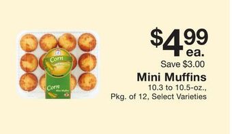 Fairway Store Market Mini muffins offer