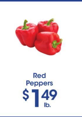 Price Rite Red peppers offer