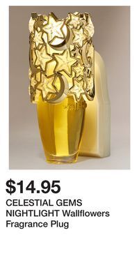 Bath & Body Works Celestial gems nightlight wallflowers fragrance plug offer