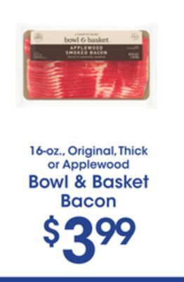 Price Rite Bowl & basket bacon offer