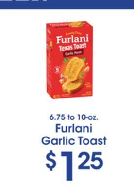 Price Rite Furlani garlic toast offer