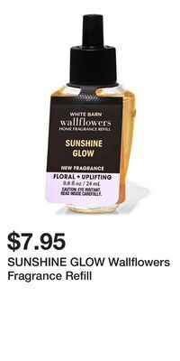 Bath & Body Works Sunshine glow wallflowers fragrance refill offer