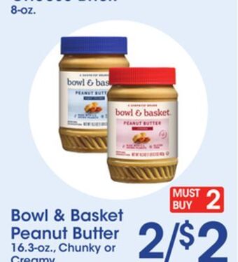 Price Rite Bowl & basket peanut butter offer