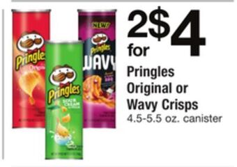 ACME Pringles original or wavy crisps offer